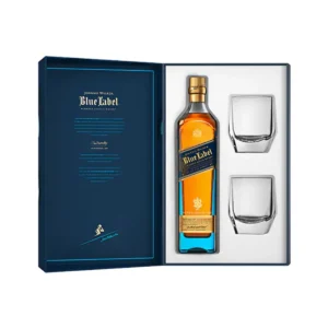 Whisky Johnnie Walker Blue Label 70cl Gift Pack 2 Vasos